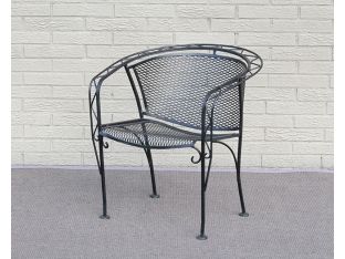 Wrought Iron Patio Arm Chair