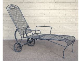Wrought Iron Patio Lounge Chair