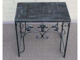 Wrought Iron Patio End Table