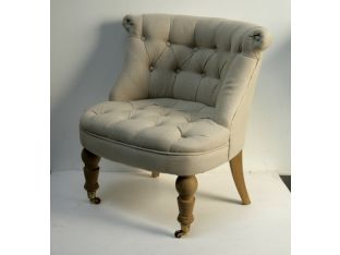 Natural Oak Slipper Chair