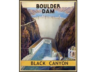Boulder Dam 25.5W x 31.5H